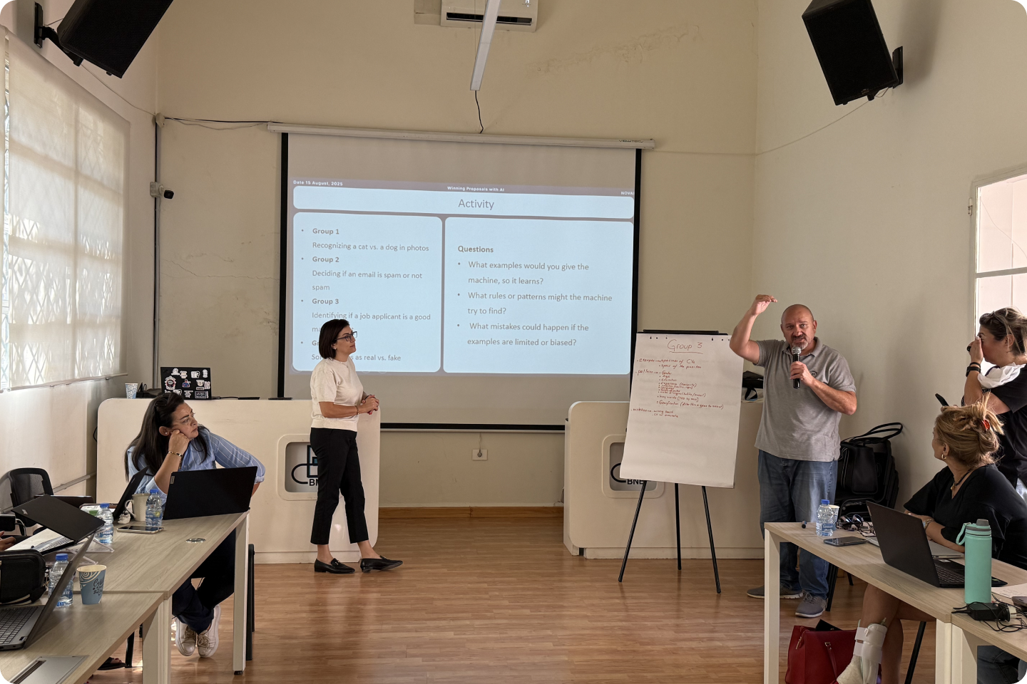 Workshop training session